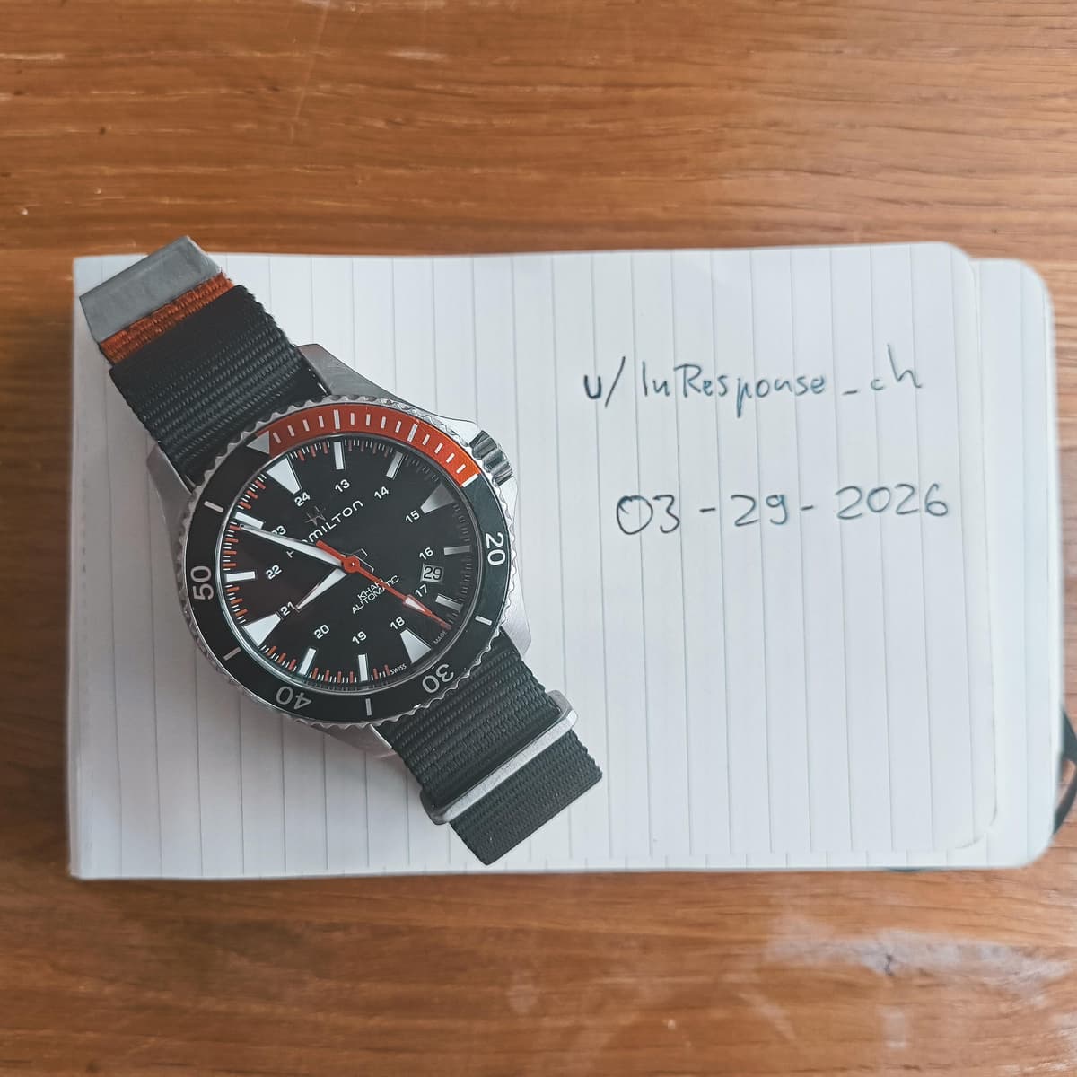 [WTT] Hamilton Khaki Navy Scuba (Ref. H82305131) — Step #3 of my "Casio to Zeitwerk" Quest! 🇨🇭🚀