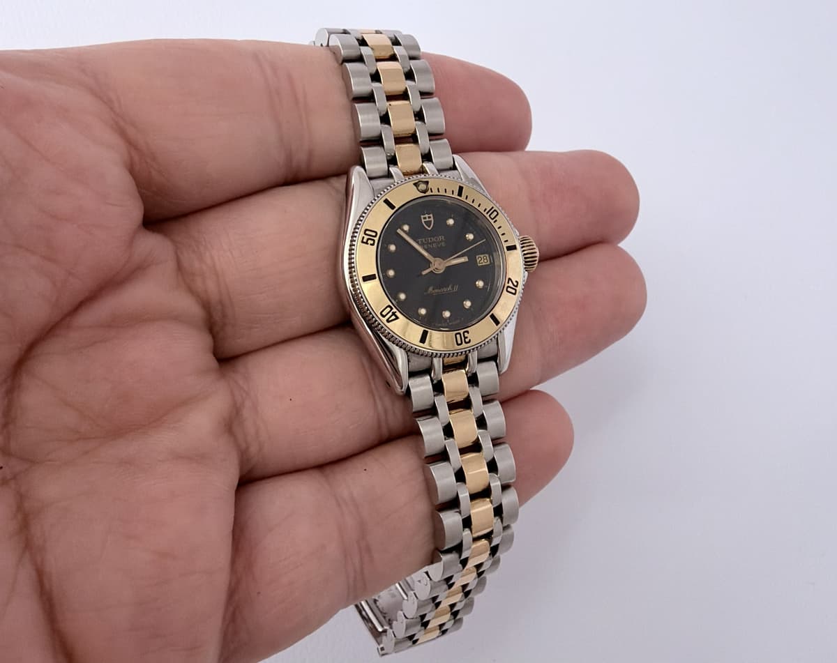 [WTS] Tudor Monarch II Date 15853 Steel&18K Gold Black Dial Ladies Watch $900