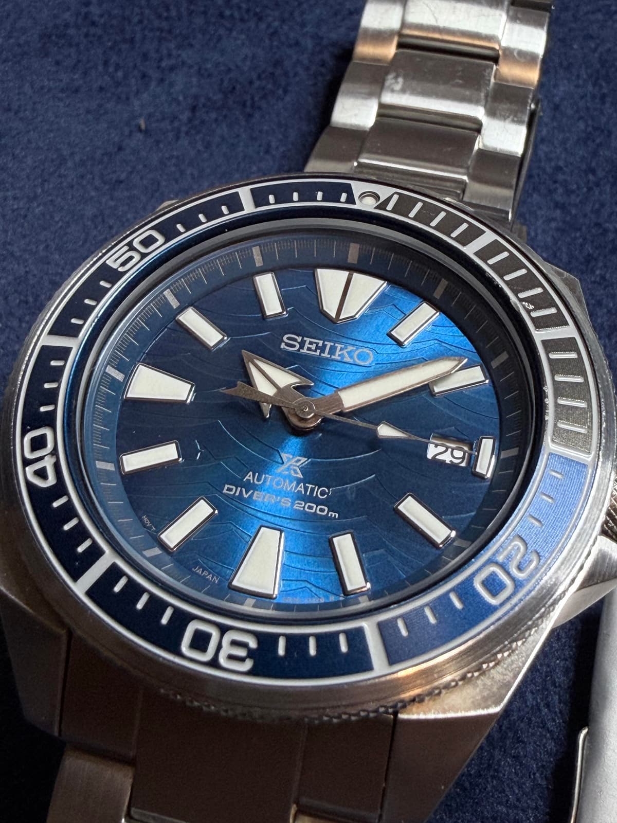 [WTS] Seiko SRPD23 Samurai Safe the Ocean 🌊 Great White Shark 🦈 $320