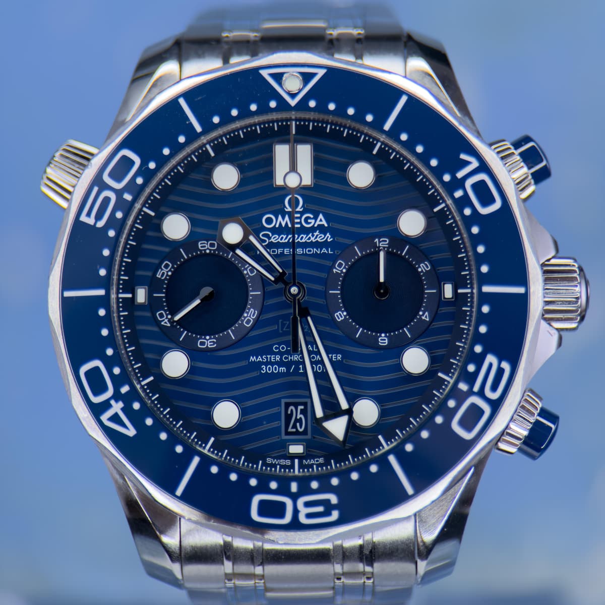 [WTS] Omega Seamaster Diver 300m Chronograph 44 210.30.44.51.03.001 Blue Dial
