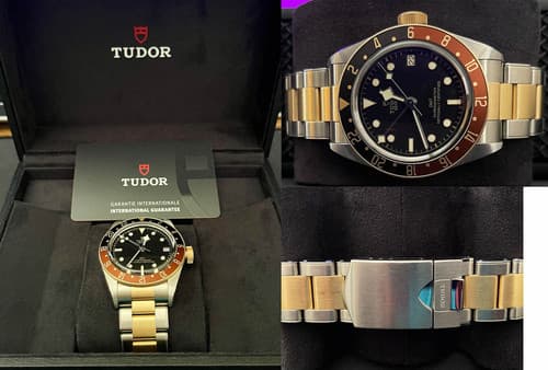 FS: TUDOR 41MM BLACK BAY GMT S&G (ROOT BEER) M79833MN-0001