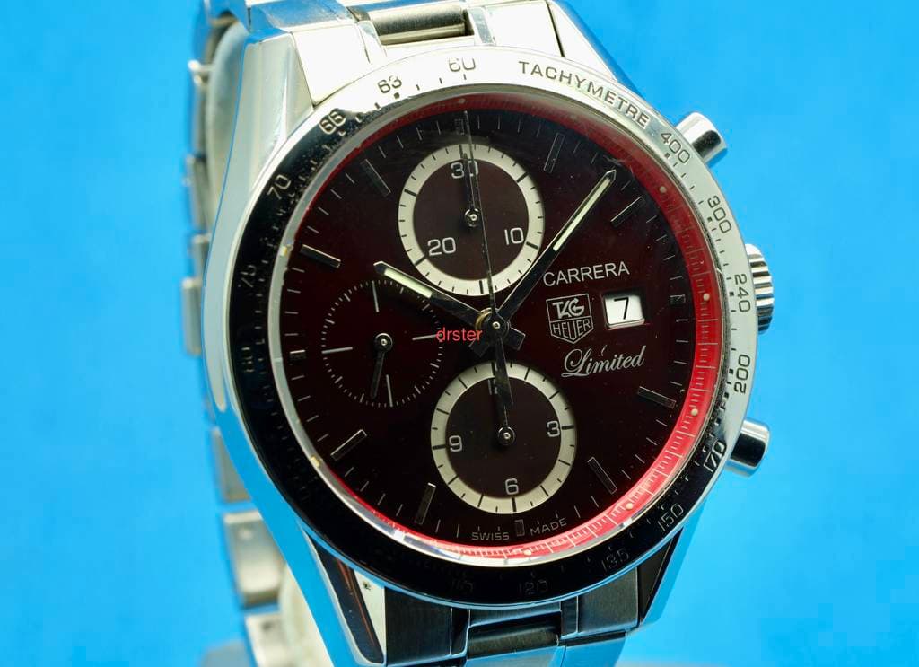 FSOT: >>REDUCED FURTHER<< TAG HEUER CARRERA CHRONOGRAPH LIMITED EDITION CV201D