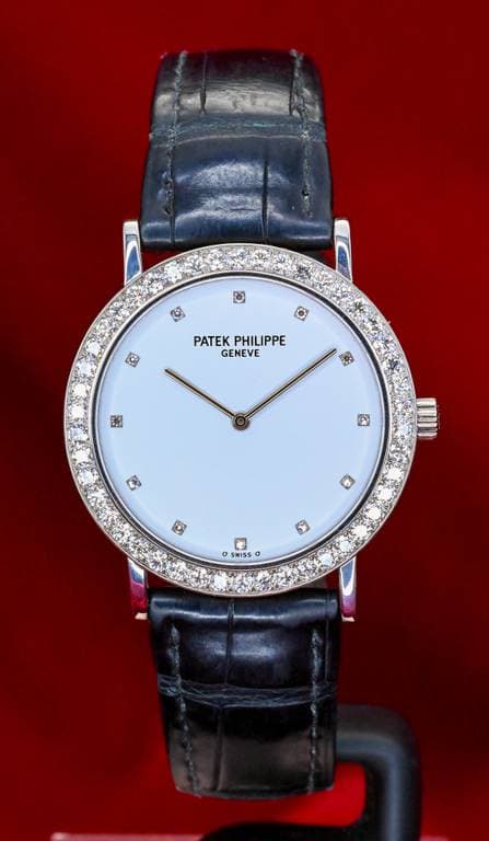 PATEK PHILIPPE Calatrava 5006G Diamond Bezel White Gold