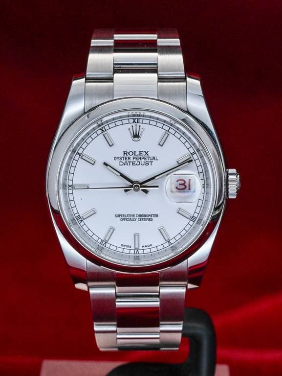 ROLEX Datejust 36 116200 White Dial