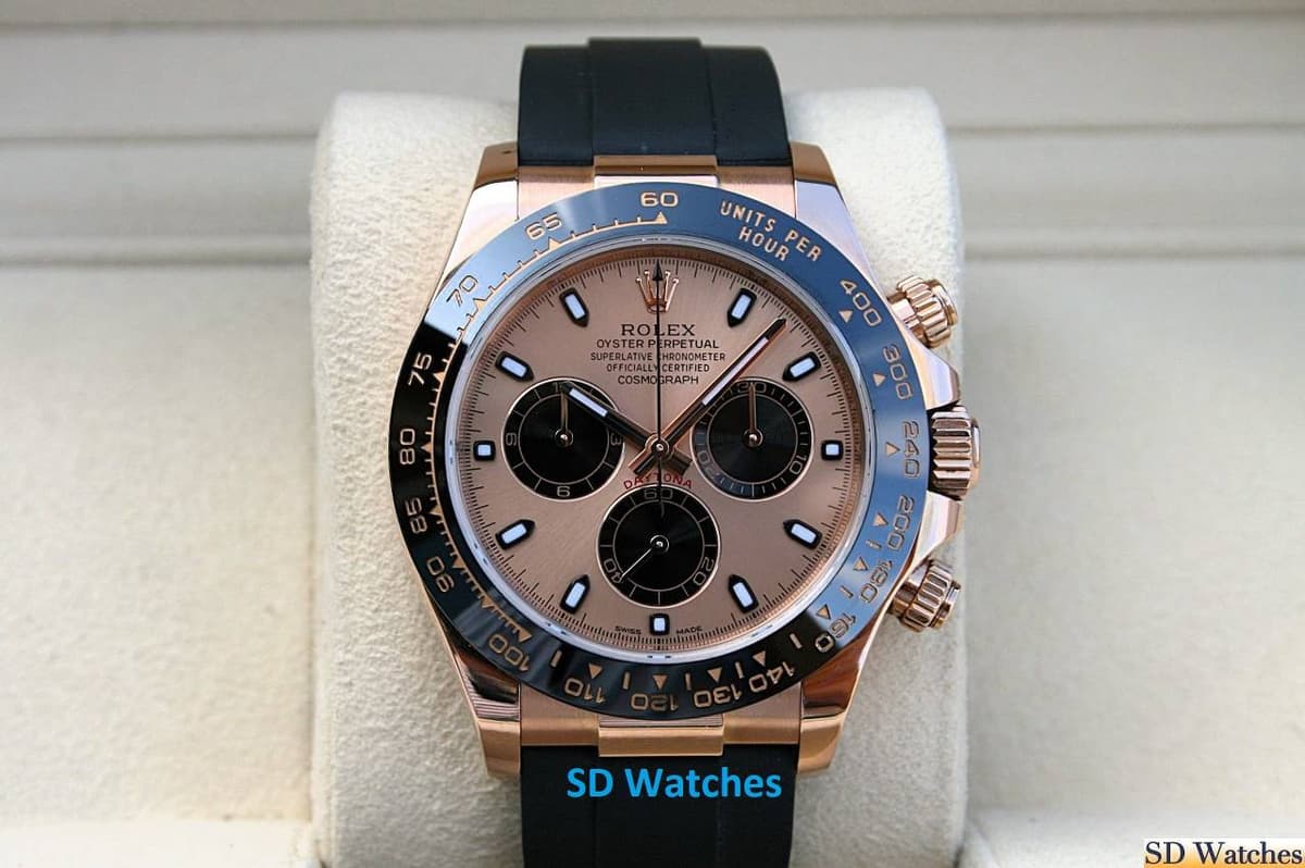 FS: ROLEX 116515 DAYTONA WATCH 18K ROSE GOLD ROSE DIAL