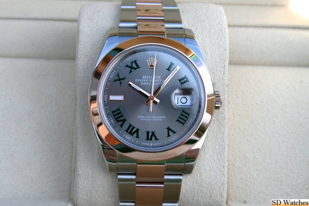 FS: ROLEX 126301 DATEJUST 41 18K/SS WITH WIMBLEDON DIAL