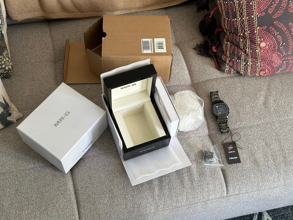 FS: MINT CASIO G-SHOCK G Shock MRG MR-G MRG-B5000 Series MRGB5000BA-1D Complete $2,499