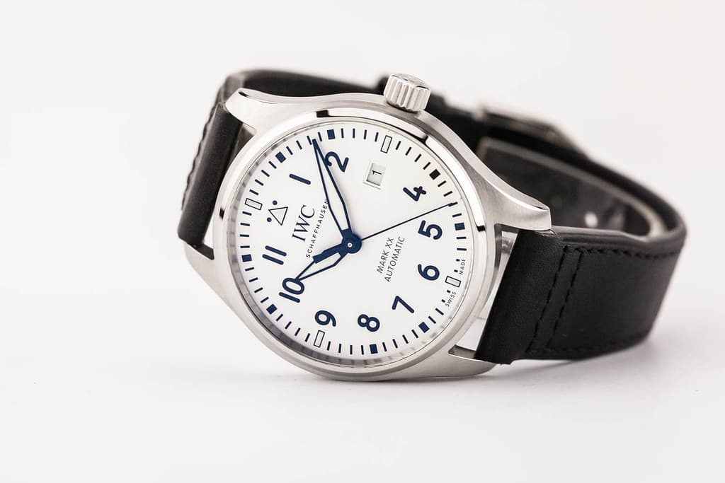 fsot - IWC Pilot's Watch Mark XX - White Dial - Leather - IW328207 ( unworn / 2025 )