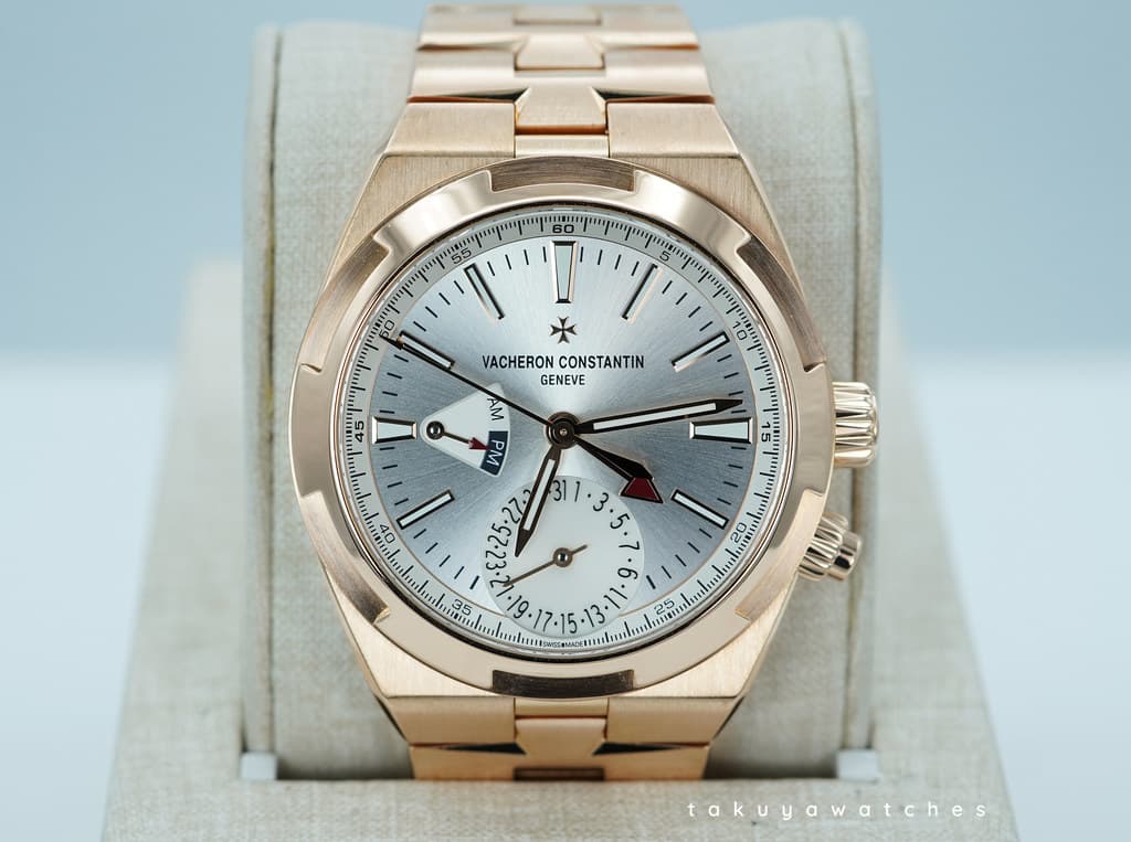 FSOT: Vacheron CONSTANTIN OVERSEAS DUAL TIME 7900V ROSE GOLD BRACELET FULL SET