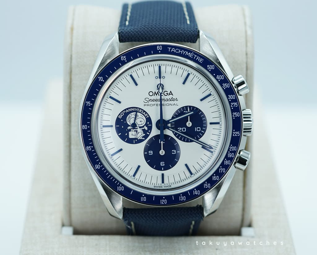 FSOT: Omega SPEEDMASTER SILVER SNOOPY AWARD 50TH ANNIVERSARY 2022 WARRANTY FULL SET