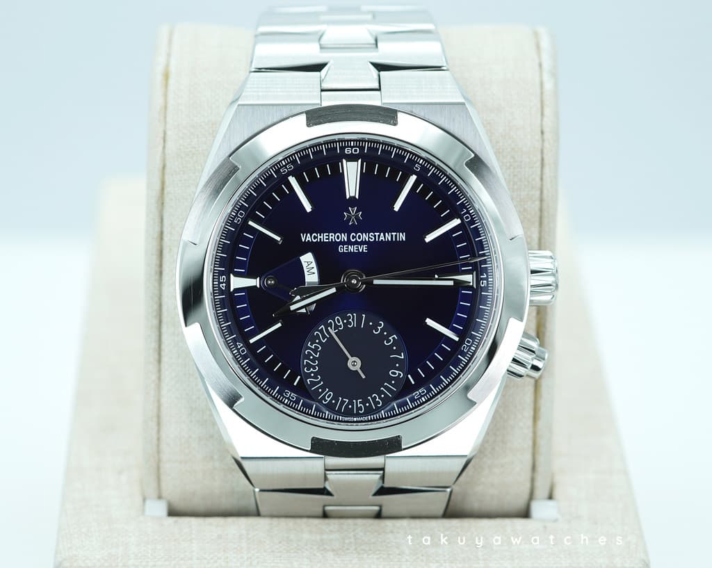 FSOT: Vacheron CONSTANTIN OVERSEAS DUAL TIME 7920V BLUE DIAL 2025 NEW MODEL FULL SET