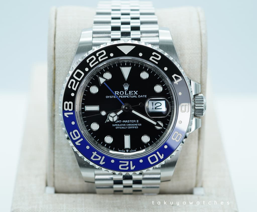 FSOT: Rolex 126710BLNR GMT MASTER 2 BLACK BLUE BEZEL JUBILEE 2025 COMPLETE SET