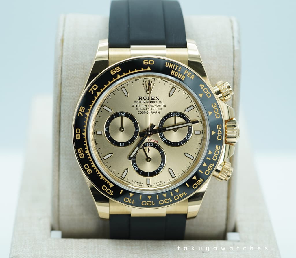 FSOT: Rolex 126518LN DAYTONA YELLOW GOLD CHAMPAGNE OYSTERFLEX NEW MODEL 2024 FULL SET