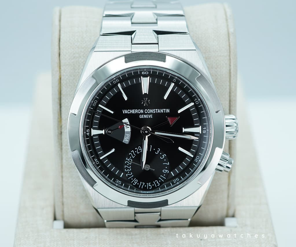 FSOT: Vacheron CONSTANTIN OVERSEAS DUAL TIME 7920V BLACK DIAL NEW MODEL FULL SET