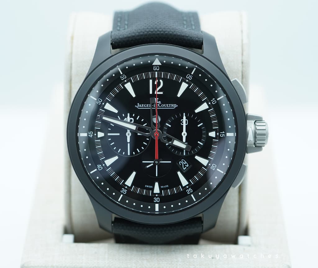 FSOT: Jaeger-LeCoultre MASTER COMPRESSOR CHRONO BLACK CERAMIC LIMITED 500 FULL SET