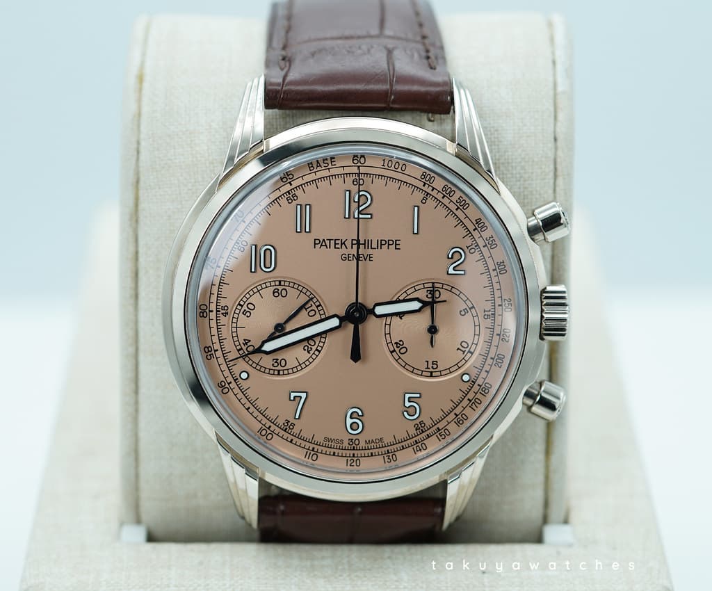 FSOT: Patek PHILIPPE 5172G CHRONOGRAPH 18K WHITE GOLD SALMON DIAL 2022 FULL SET
