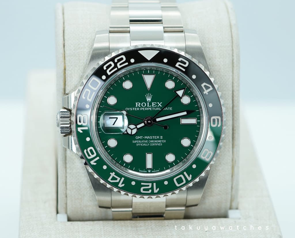 FSOT:MINT Rolex 126729VTNR GMT MASTER 2 18K WHITE GOLD GREEN DIAL 2025 FULL SET