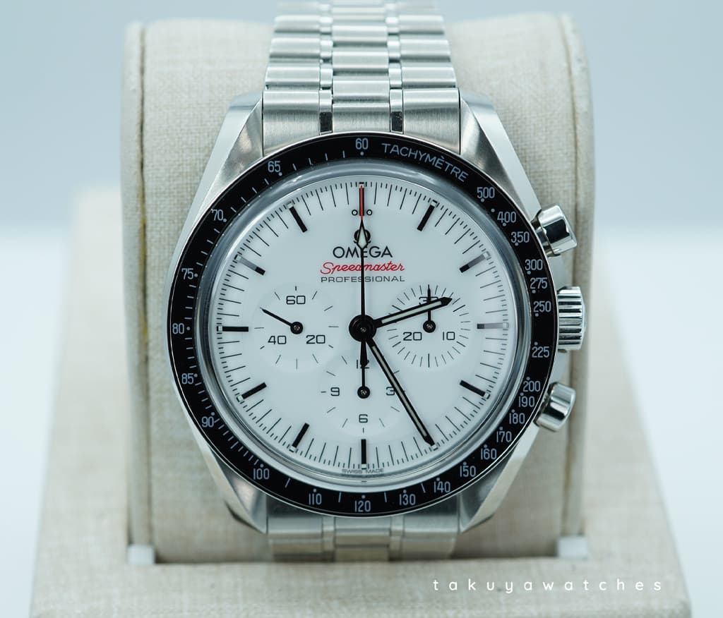 FSOT:MINT Omega SPEEDMASTER PROFESSIONAL MOONWATCH 3861 WHITE DIAL 2025 FULL SET