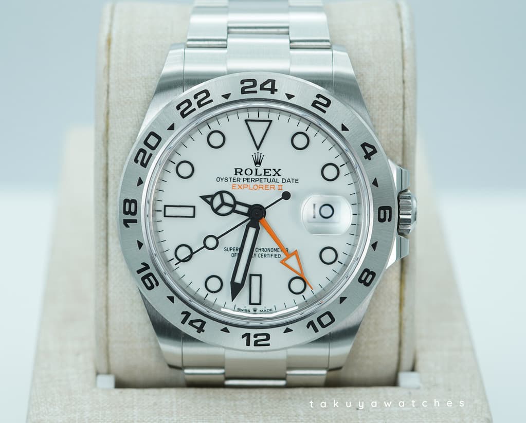 FSOT: Rolex 226570 EXPLORER 2 POLAR WHITE DIAL NEW MODEL 2025 WARRANTY FULL SET