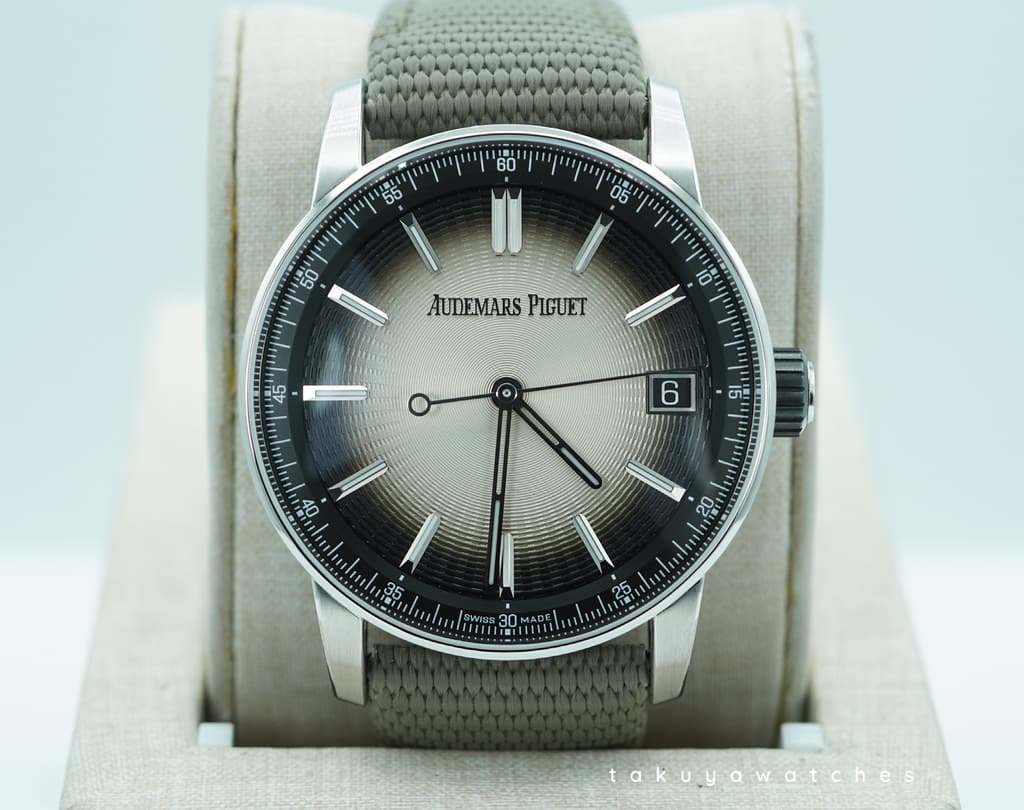 FSOT: Audemars PIGUET CODE 11.59 STEEL CERAMIC SMOKED DIAL 2025 WARRANTY FULL SET