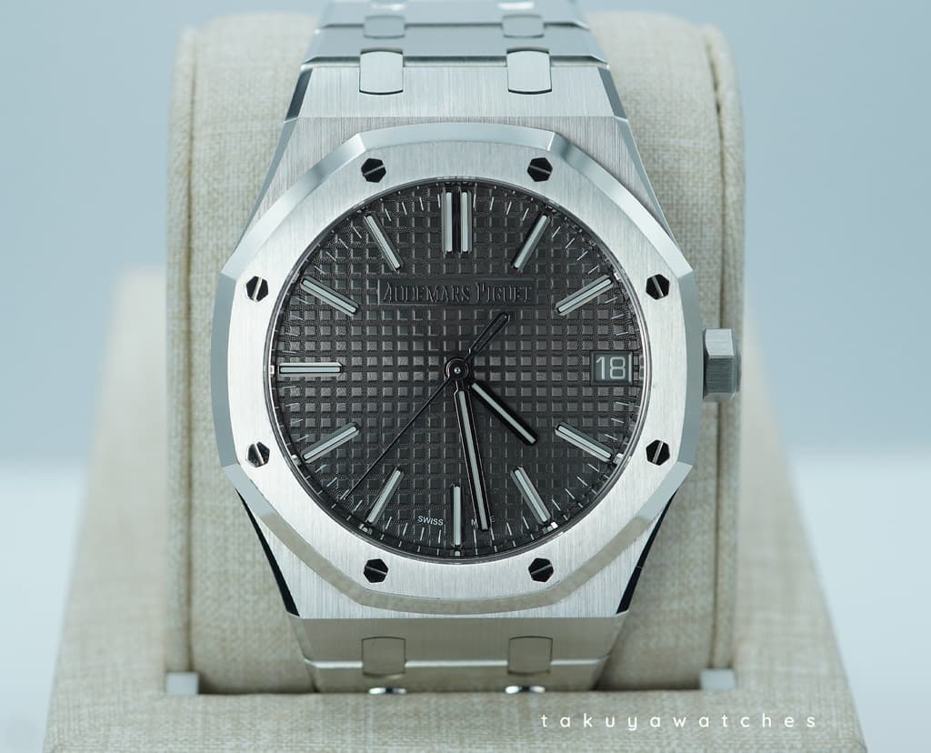 FSOT: Audemars PIGUET ROYAL OAK 15510ST STAINLESS STEEL GREY DIAL 2023 WARRANTY FULL SET