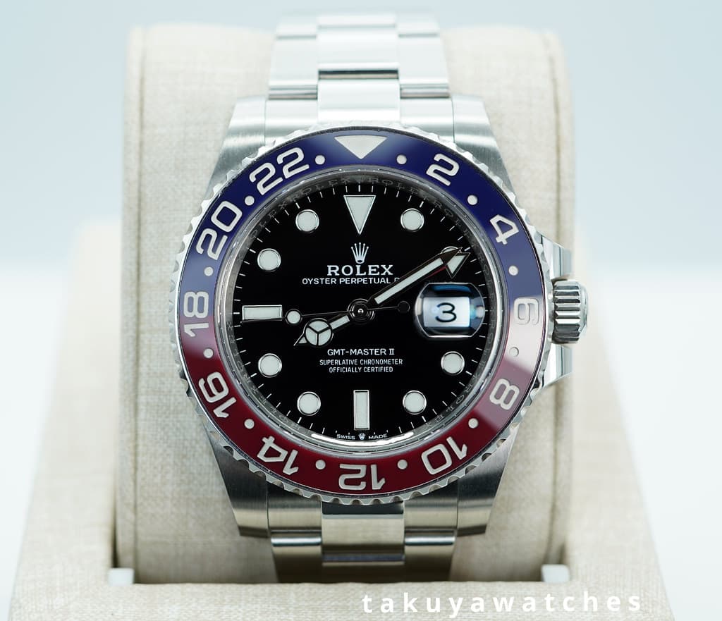 FSOT: Rolex 126710BLRO PEPSI GMT MASTER II RED BLUE BEZEL 2022 WARRANTY FULL SET