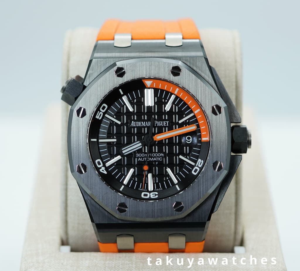FSOT: Audemars PIGUET ROYAL OAK OFFSHORE DIVER CERAMIC 15707CE 42MM FULL SET