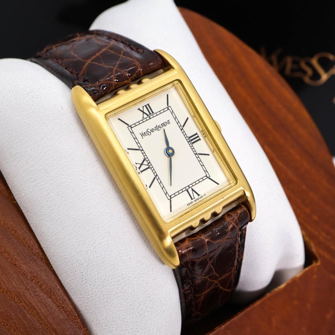 Yves Saint Laurent  Watch Roman Index Vintage Laure,19885