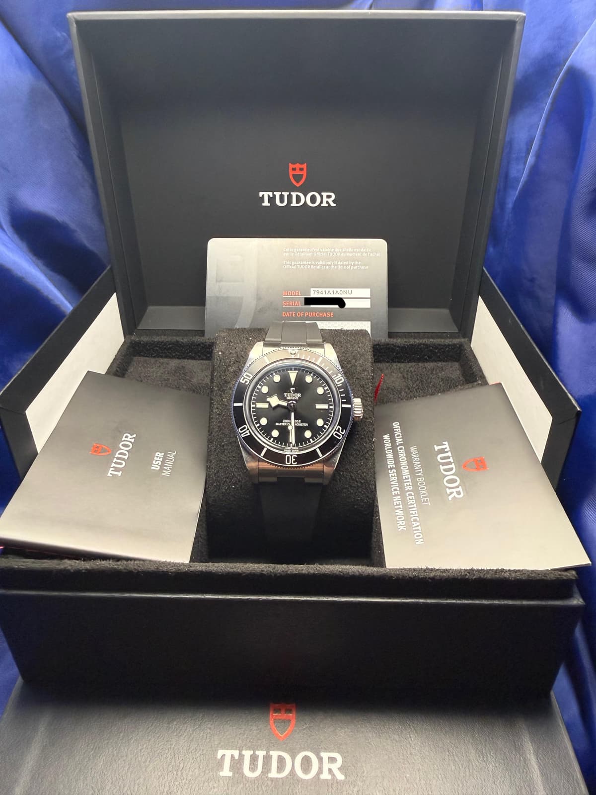 [WTS] Tudor Black Bay 41 Monochrome (Ref. M7941A1A0NU-0002) – Rubber Strap – Full Set – $4,000