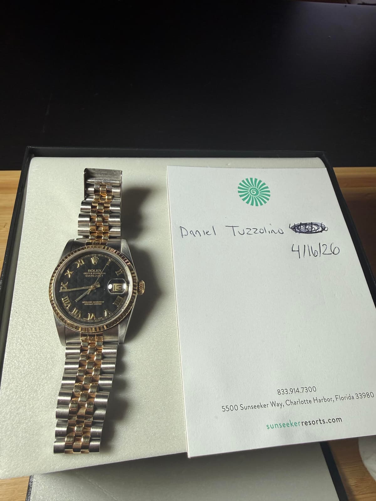 [WTS] Rolex Datejust 16233 Rare Black Pyramids Dial $6800