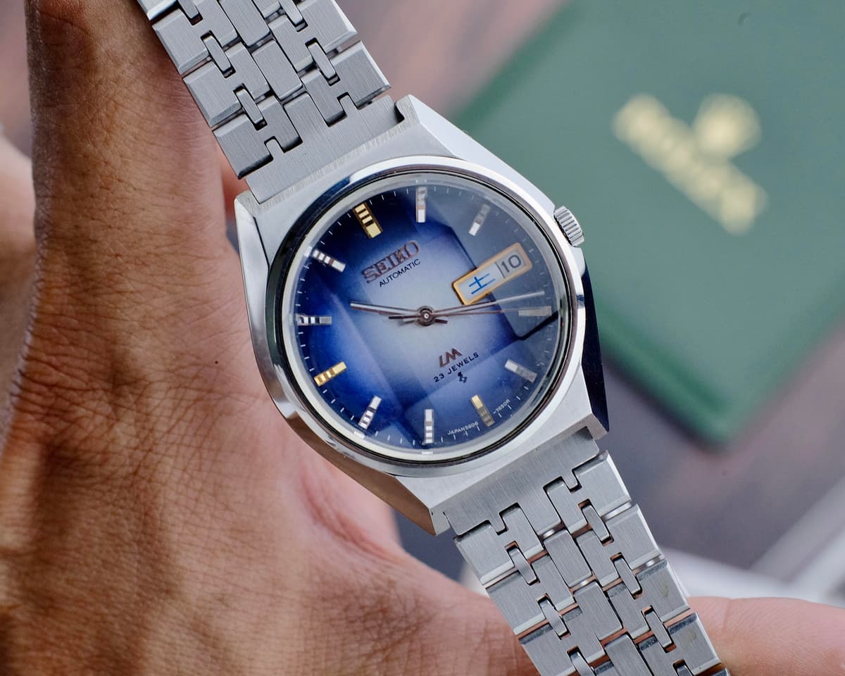 [WTS] Seiko LM 5606-7310 Blue Sunburst – Faceted Crystal – Vintage 1970s JDM Price : 350$