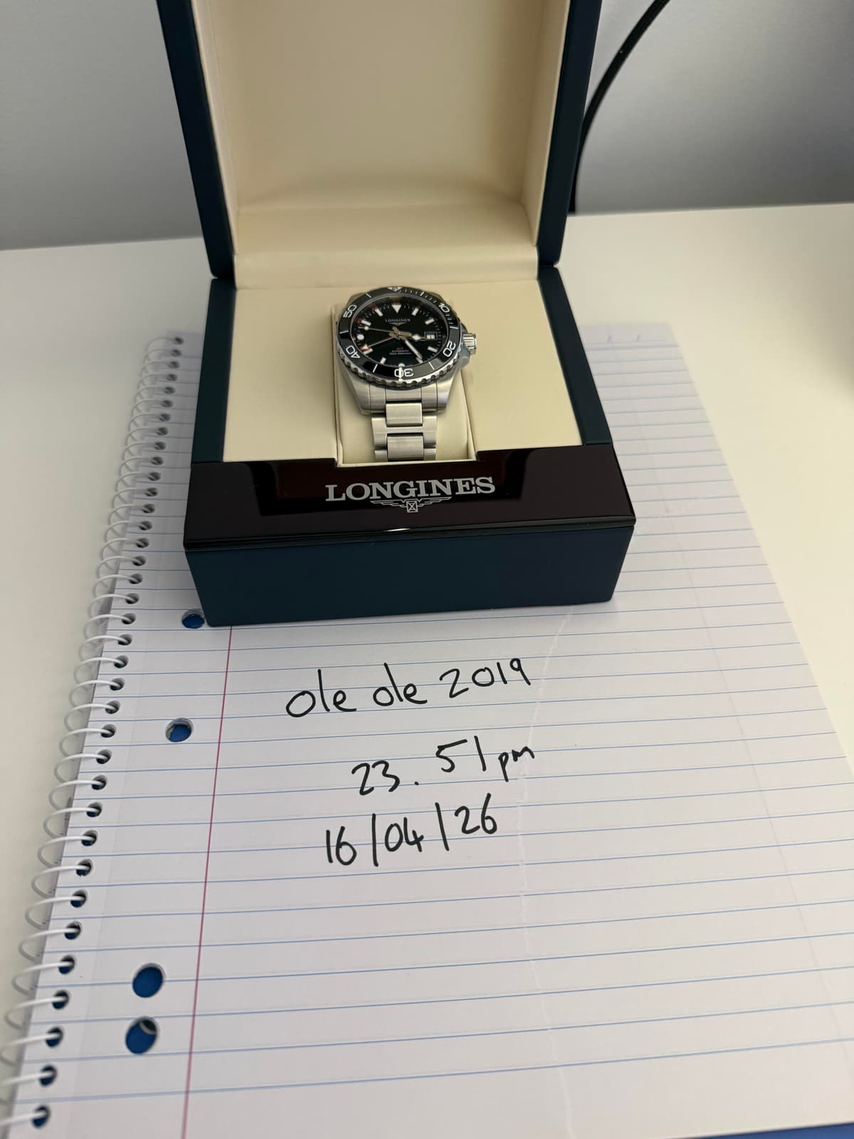 [WTS] Longines Hydroconquest GMT 41mm Black (Nov 2024)- $2950 AUD (Sydney, Australia)