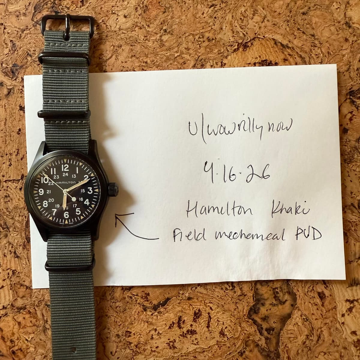[WTS] Hamilton Khaki Field Mechanical Black PVD H69409930