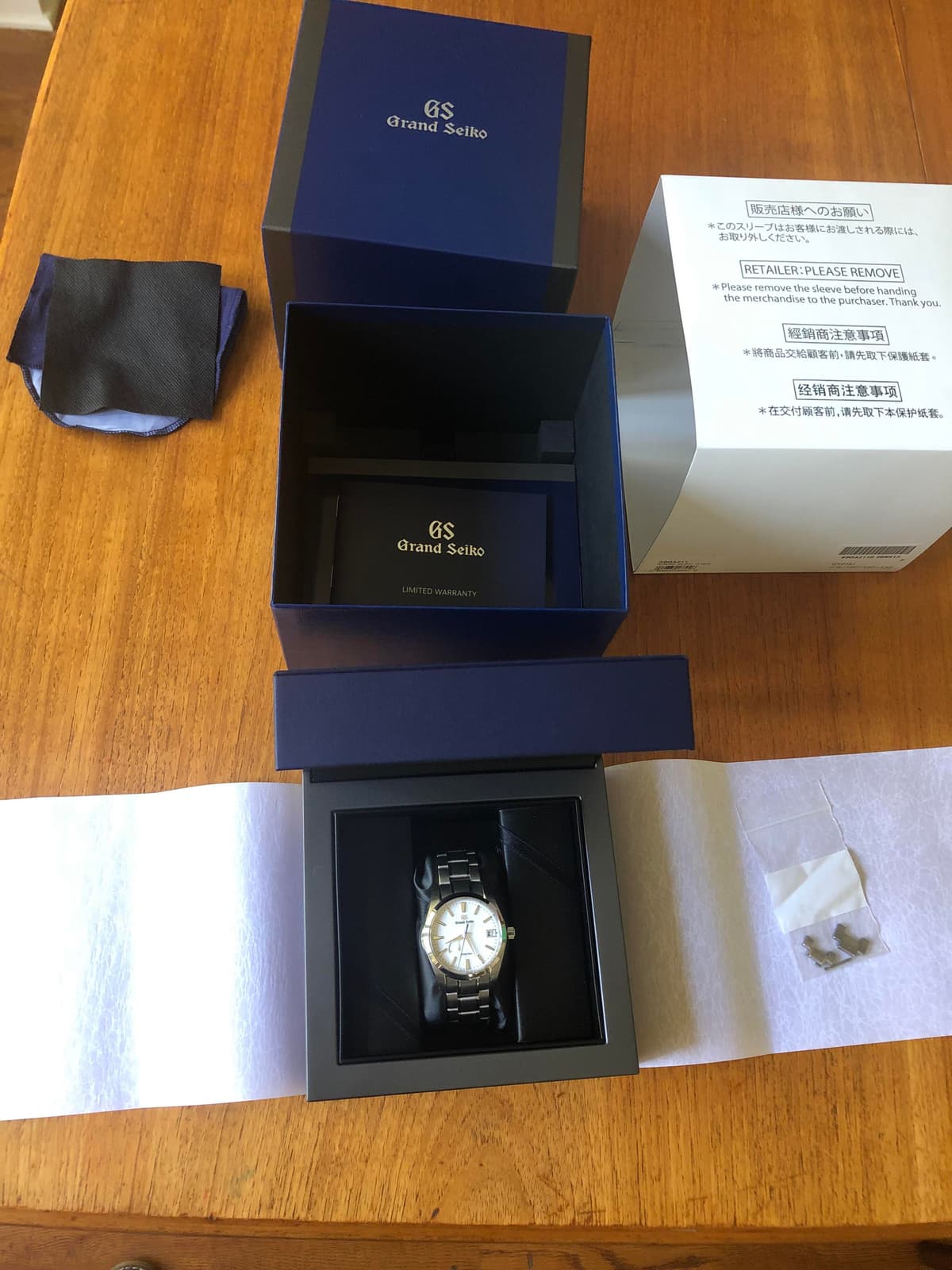 [WTS] Grand Seiko Snowflake SBGA211 titanium - Full set - $2,700 - Shipped