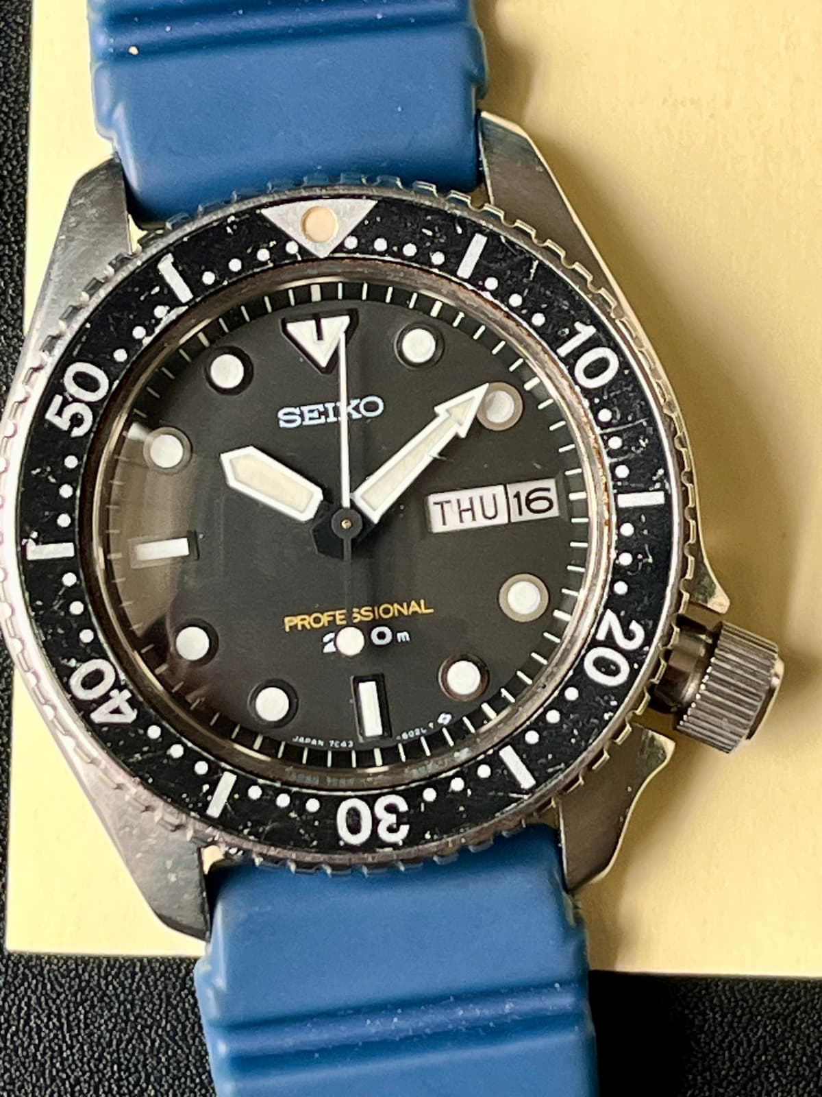 [WTS] Seiko 7C43-6010 Mid-Sized Diver 1990