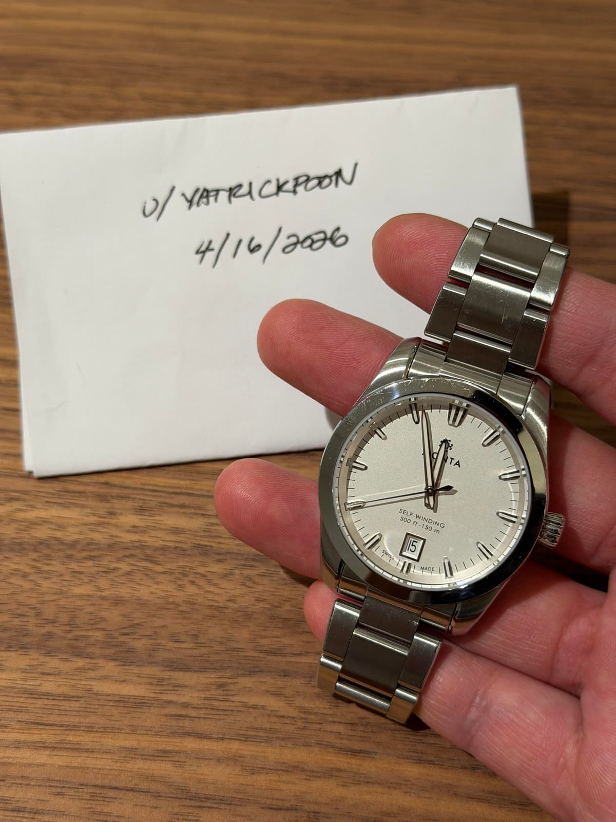 [WTS] Monta Noble – Opalin Silver Dial – Watch Only – CONUS