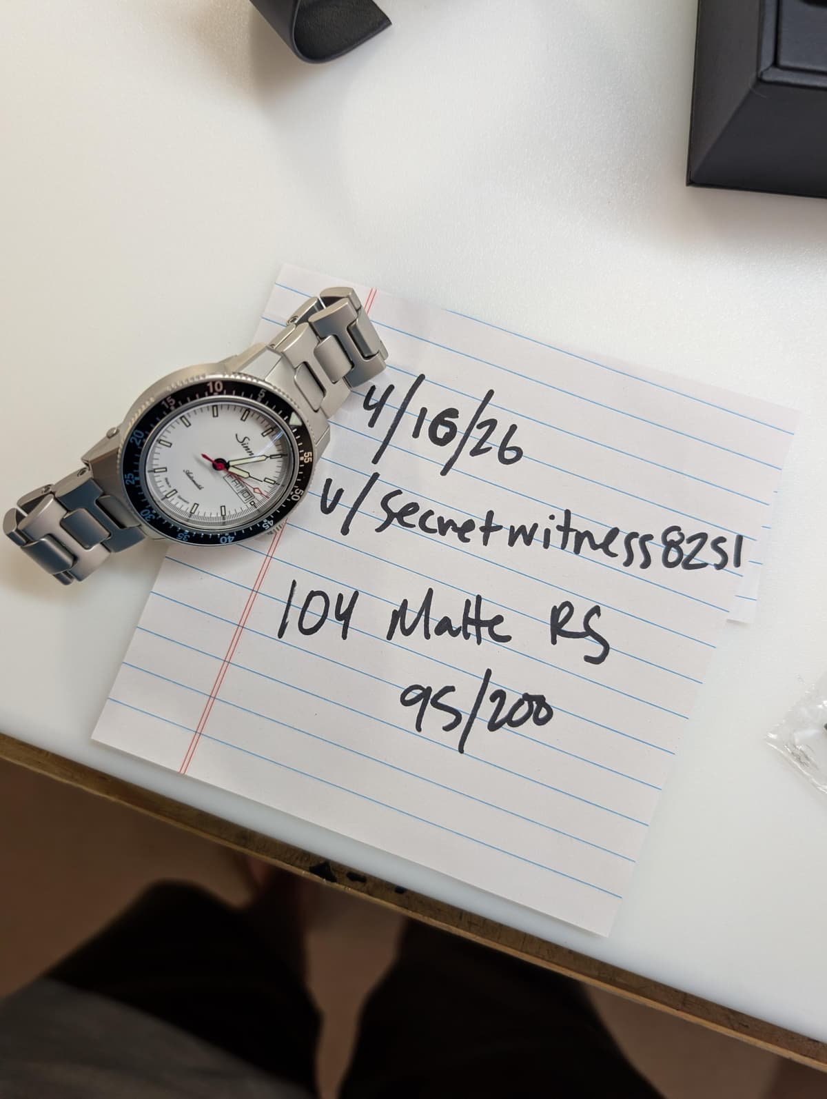 [WTS] Sinn 104 RS Matte Special Edition $2300 plus shipping. Paypal