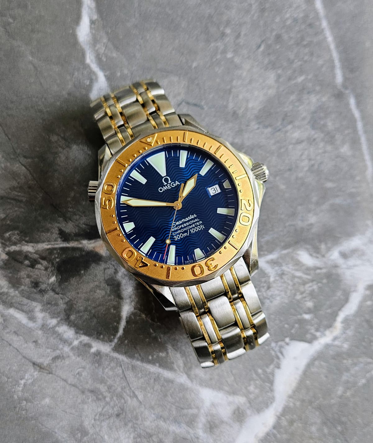 [WTS] Omega Seamaster Diver 300M – Automatic 41mm – SS & Yellow Gold