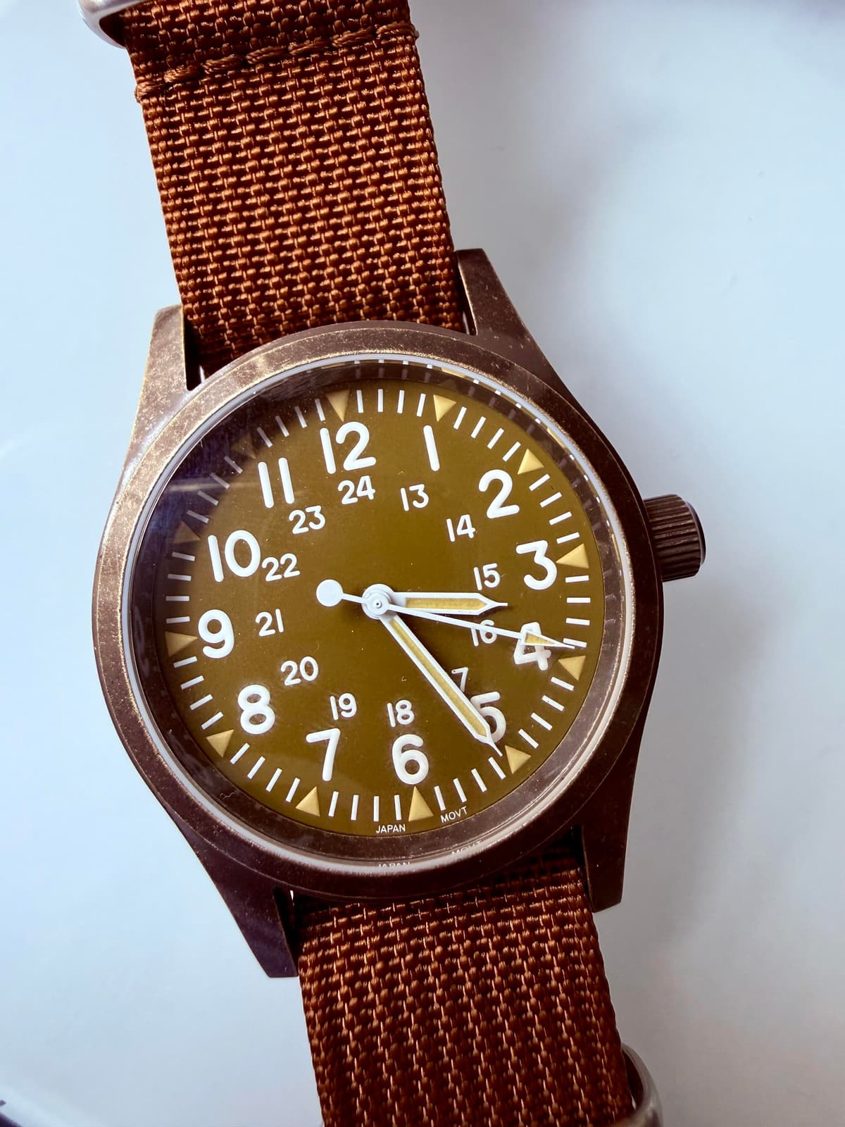 [WTS] Militado ML05 – Bronze PVD / VH31 Sweep (Mechanical Feel) – 1960s Milspec Style – LNIB