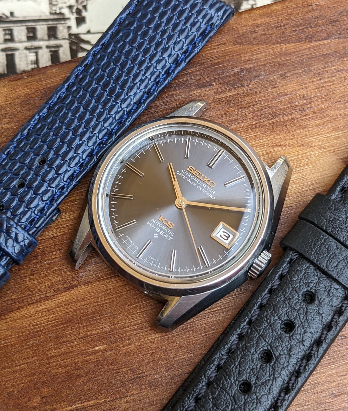 [WTS] Rare King Seiko Chronometer High-Beat Automatic in Blueish Grey Dial - Recently Serviced for Sale $850 - Shipped