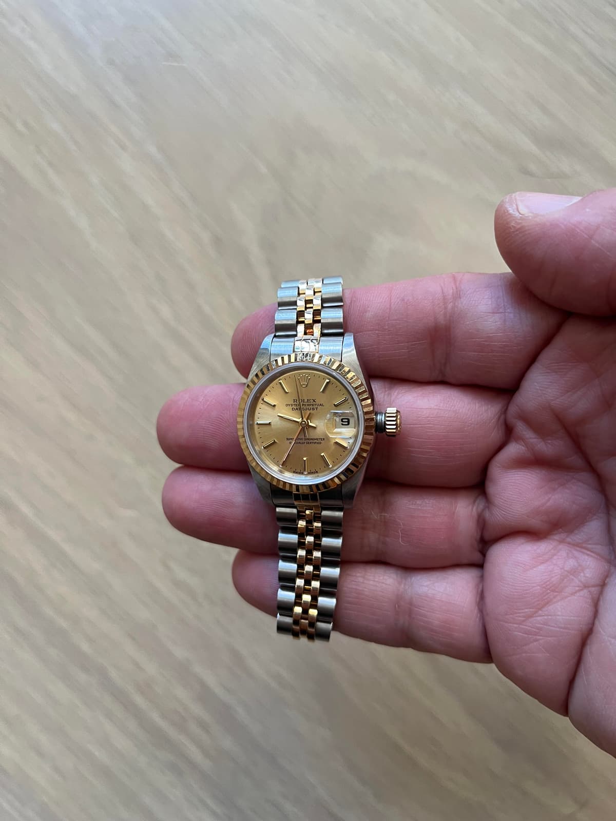 [WTS] Rolex Lady-Datejust from mid 90s, superb cond’n, ref 69173, 2-tone gold/steel