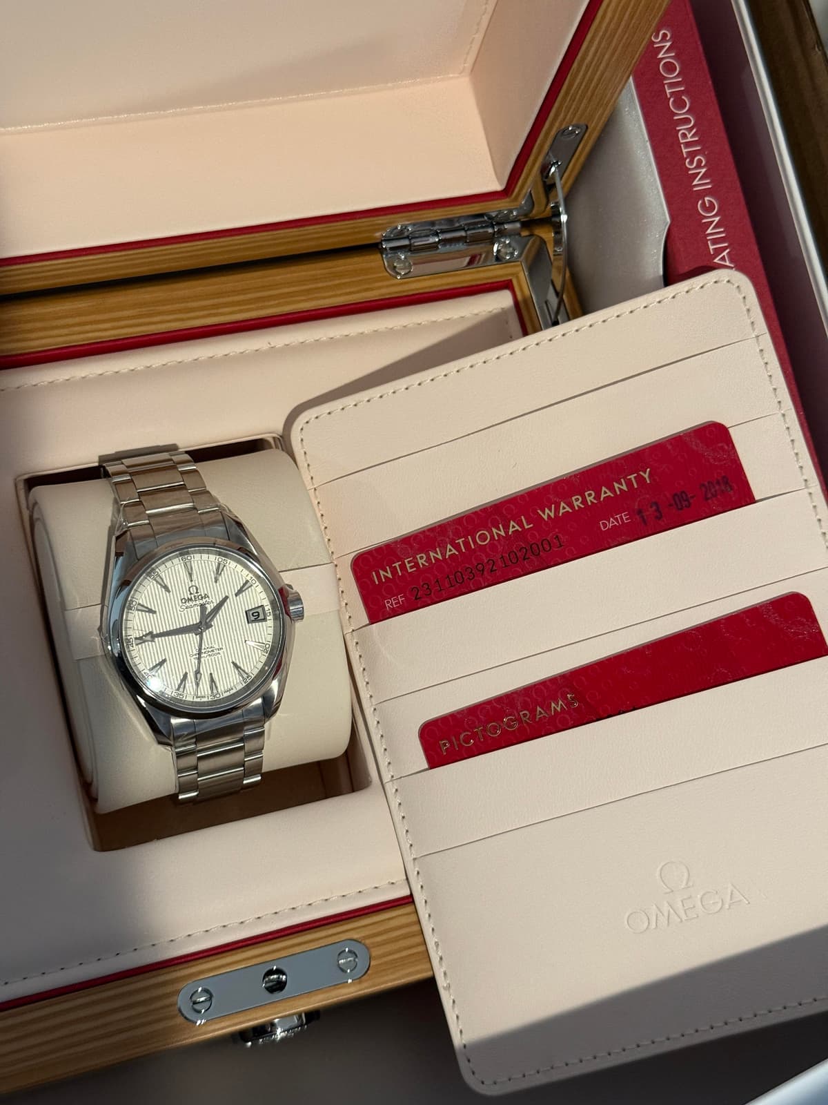 [WTS] 2018 Omega Seamaster Aqua Terra 150M 38.5mm Teak - 231.10.39.21.02.001 - Box & Papers