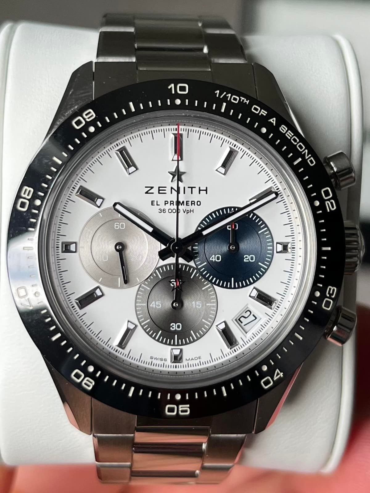 [WTS][US] Zenith El Primero Chronomaster Sport - White Dial - 41mm - 03.3100.3600/69.M3100 - Full Set