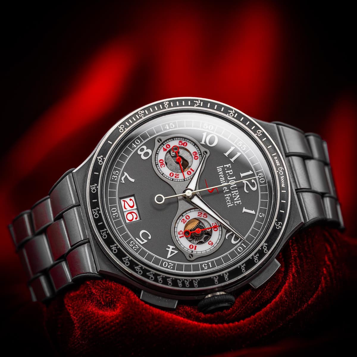 [WTS] F.P. Journe LineSport Chronograph Monopoussoir Rattrapante Titanium 44mm CMS/CM Complete Set