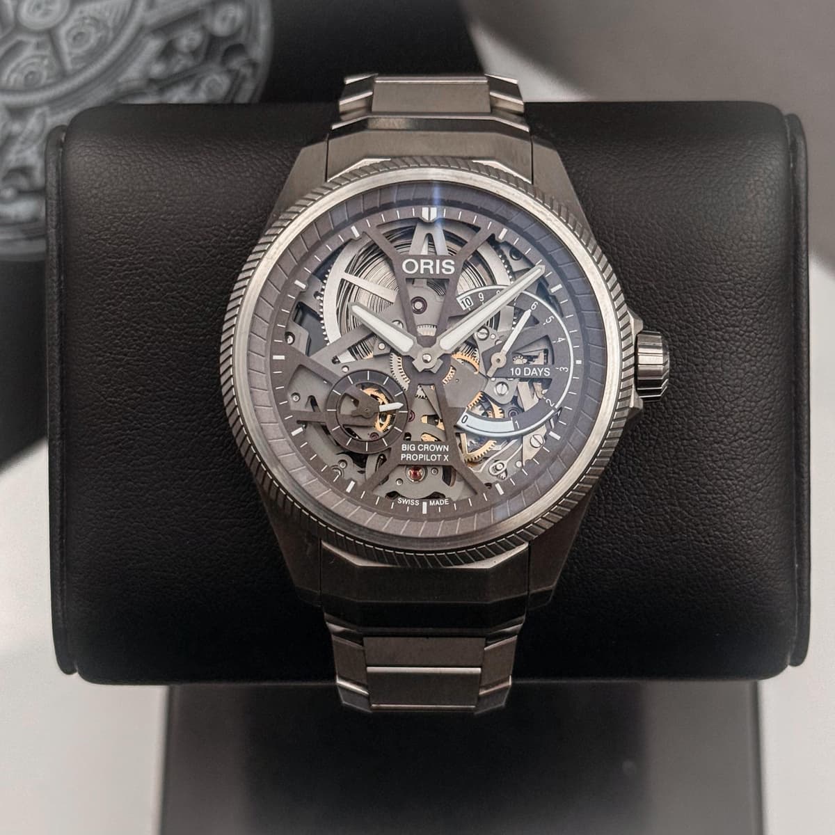 [WTS] ORIS ProPilot X Calibre 115 10 Day Manual 01 115 7759 7153-Set 22 0TLC SKELETON Full SET w/ Extra Strap MINT