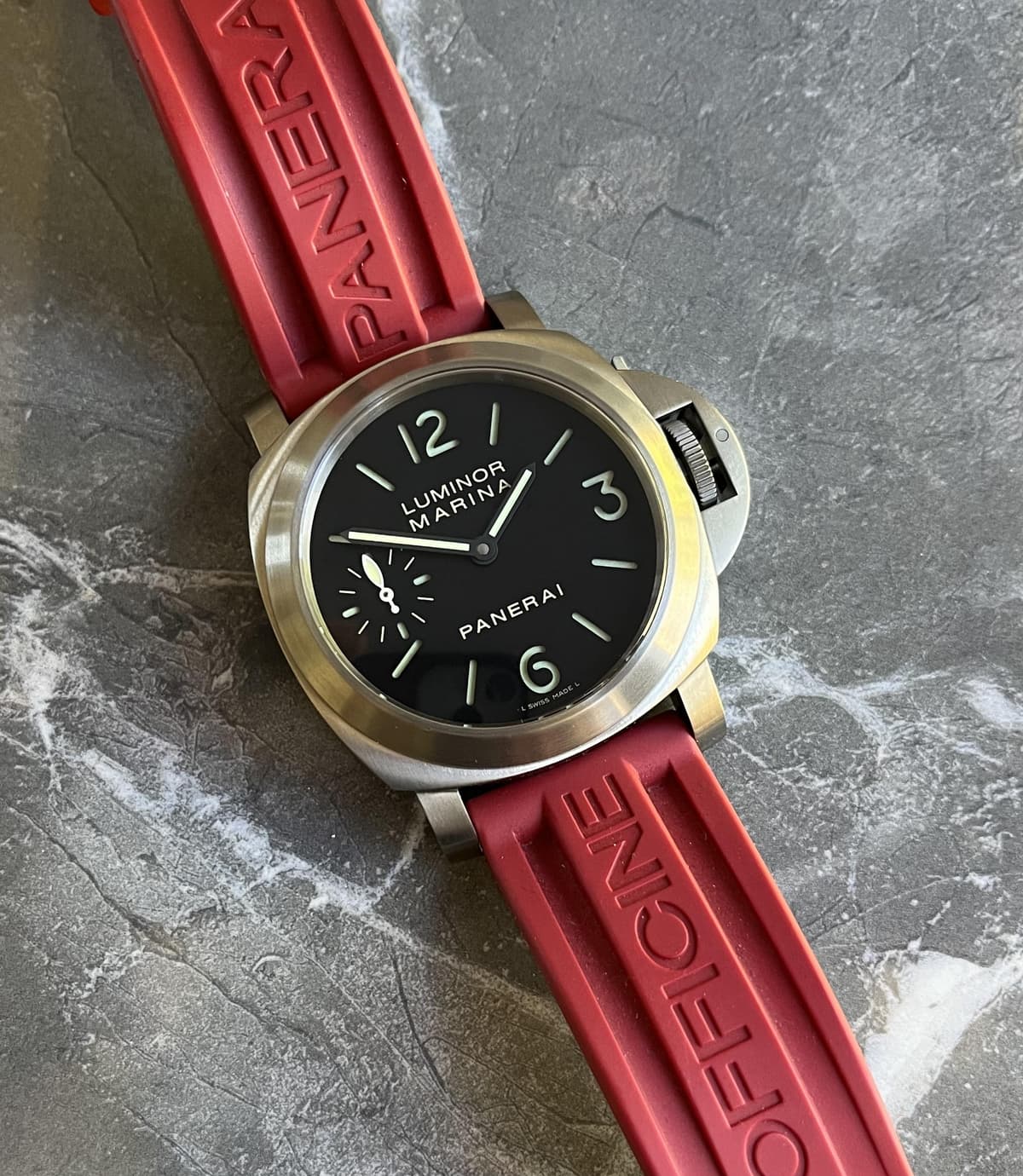 [WTS] Panerai Luminor Marina PAM177 – Titanium – Sandwich Dial – Box & Papers