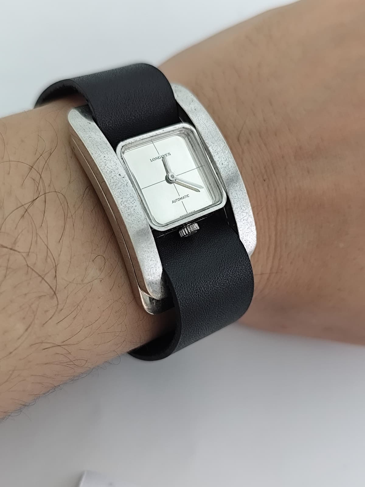 [WTS] Longines Serge Manzon Automatic Ref. 5035 Cal.563.1 Sterling Silver Rare Collector Jumbo Men's Unisex Watch $1400