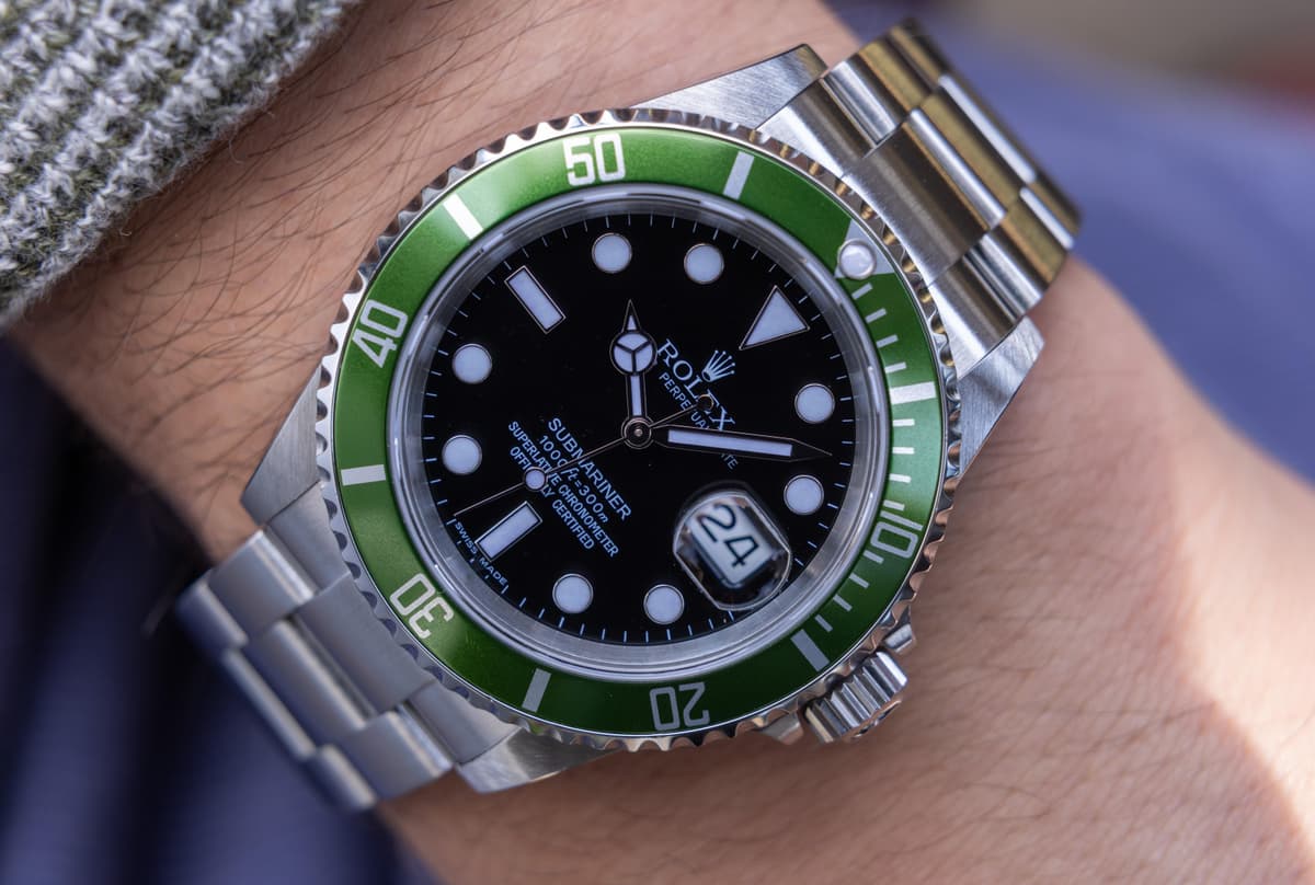 [WTS] 2006 Rolex Submariner Date Ref. 16610LV Kermit | 2019 RSC Card | Box