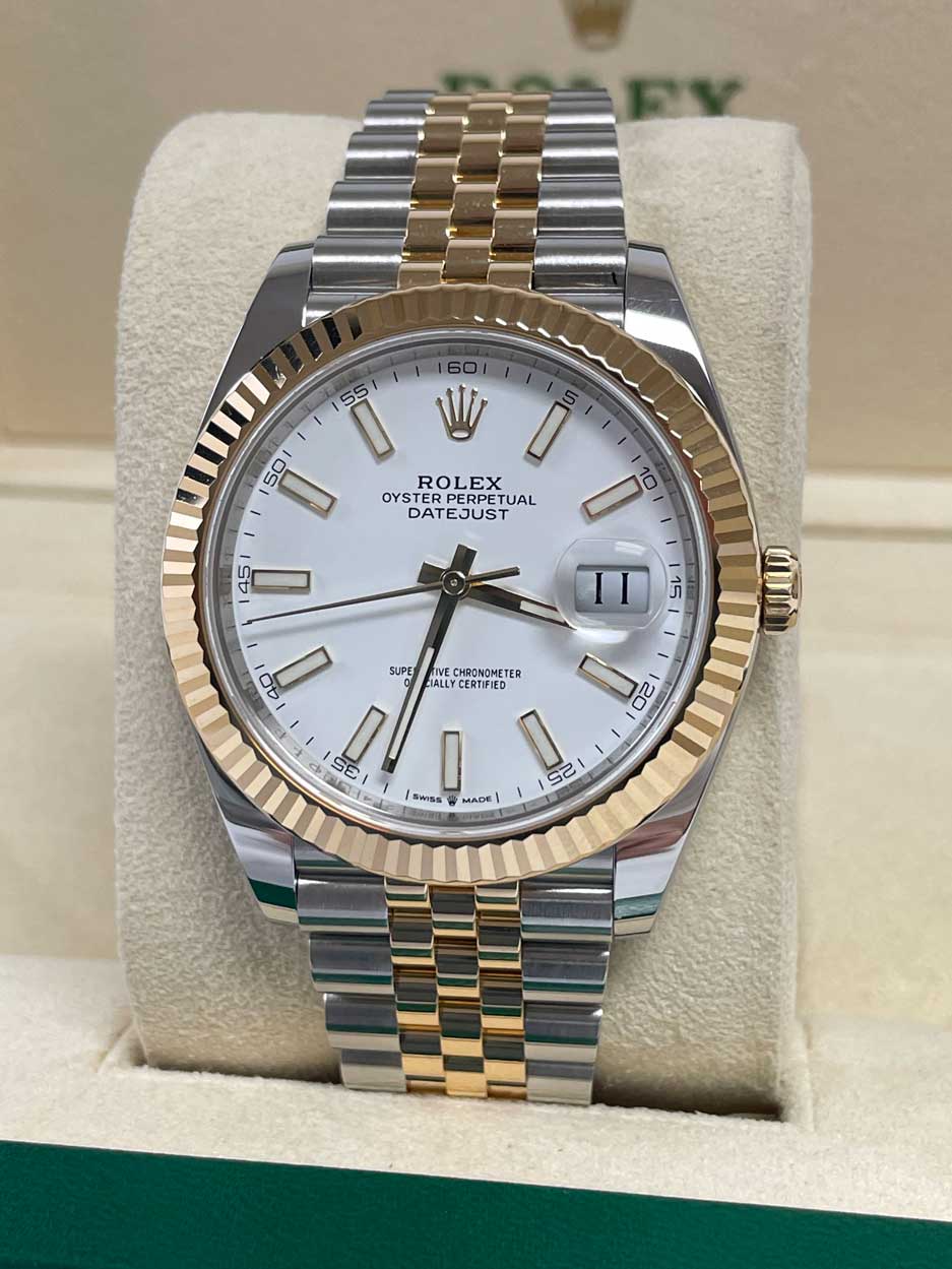 [WTS] Rolex Datejust 41 SS/18K Yellow Gold Jubilee White Mint