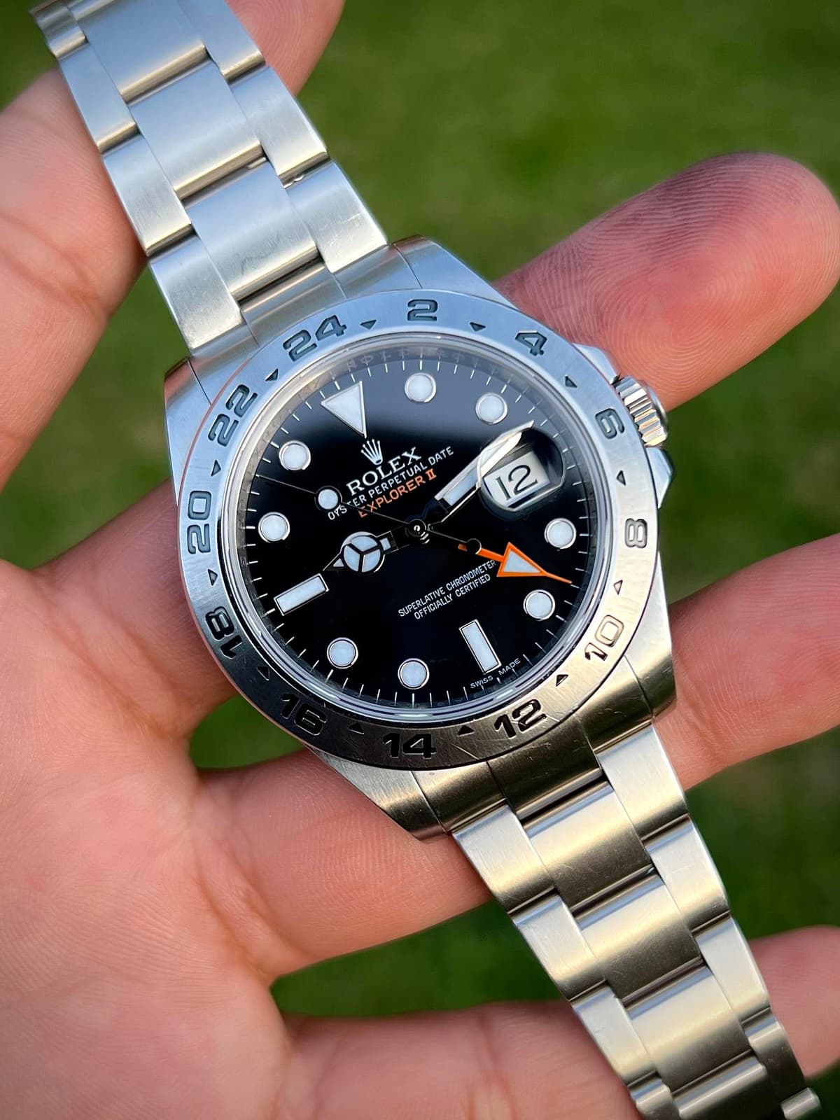 [WTS] Rolex Explorer 2 Ref 216570 Black Dial 42mm Full CPO set under warranty $8,300